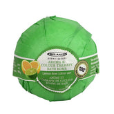 Wholesale Aroma & Colour Therapy Lemon & Lime Bath Bomb